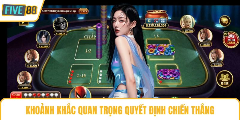 Khoảnh khắc quan trọng quyết định chiến thắng